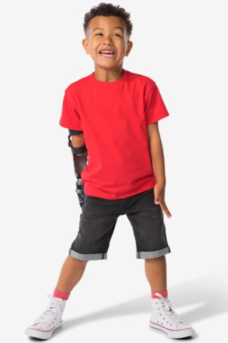 HEMA Kindershort Jogdenim Zwart (zwart)