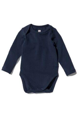 romper organic katoen stretch donkerblauw