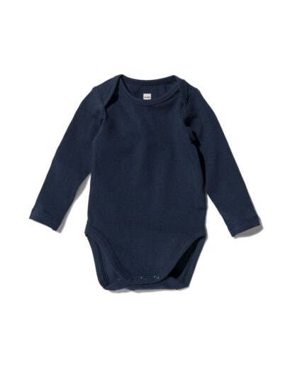 romper organic katoen stretch donkerblauw