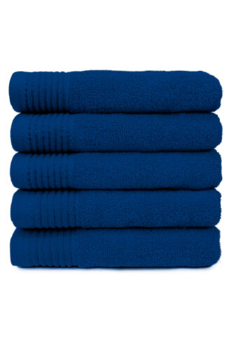 The One Handdoek 450 gram 50x100 cm Royal Blue (5 stuks)