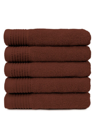 The One Badhanddoek 450 gram 70x140 cm Brown (5 stuks)
