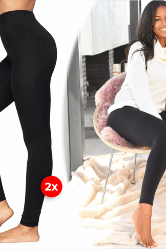 2-Pack Heat Essentials Thermo Fleece Leggings