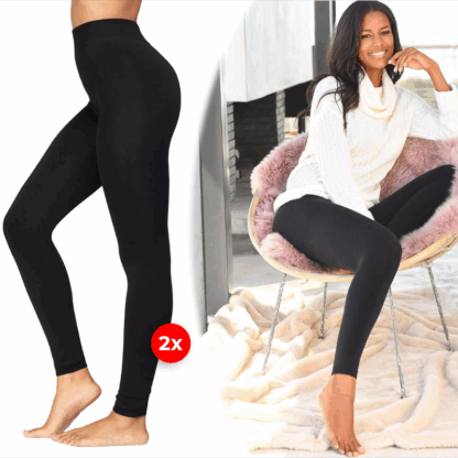 2-Pack Heat Essentials Thermo Fleece Leggings