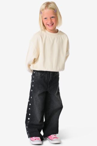 051 Kinderjeans Wide Fit Zwart (zwart)