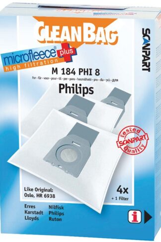 Cleanbag Philips Oslo+ HR6938 Stofzak Wit