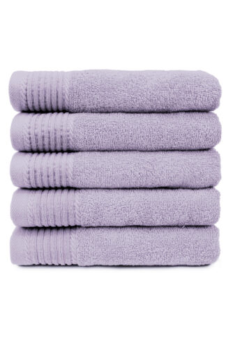 The One Badhanddoek 450 gram 70x140 cm Lavender (5 stuks)
