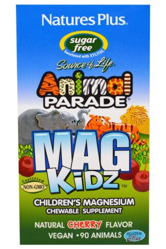MagKidz, Children&apos;s Magnesium, Natural Cherry Flavor (90 Animals) - Nature&apos;s Plus