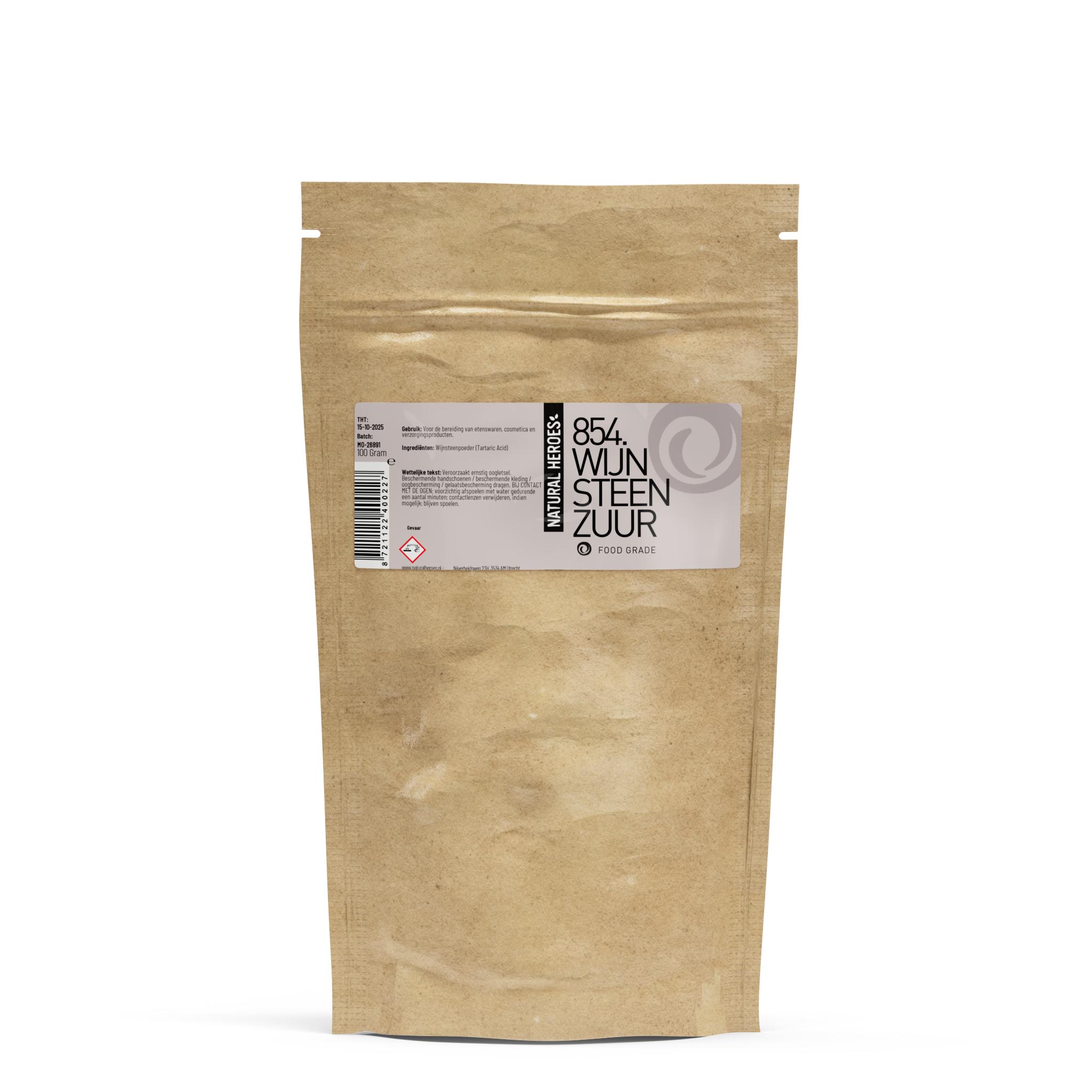 Wijnsteenzuur (Food Grade) 100 gram