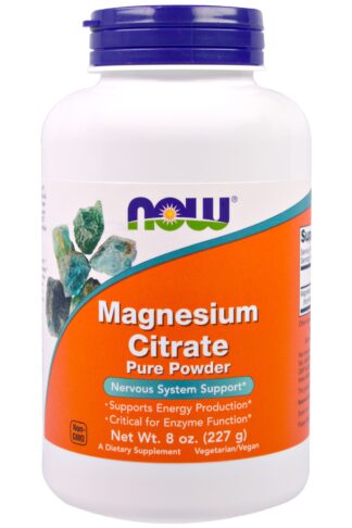 Magnesium Citrate Pure Powder (227 gram) - Now Foods