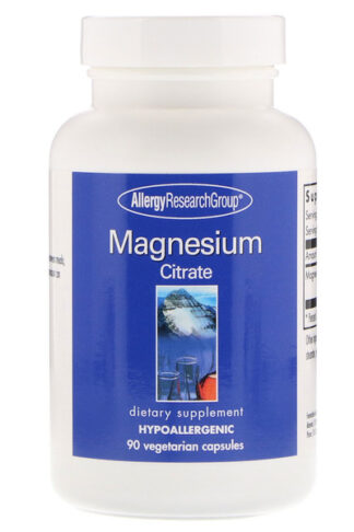 Magnesium Citrate 90 Vegetarian Capsules - Allergy Research Group