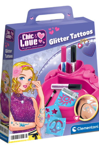 Clementoni Make-up en beautysets (Glitter-tatoeages)