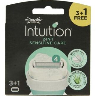 Wilkinson Wilkinson Sword Intuition Sensitive Care Scheermesjes - 3 + 1