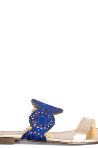 st tropez slipper kobalt