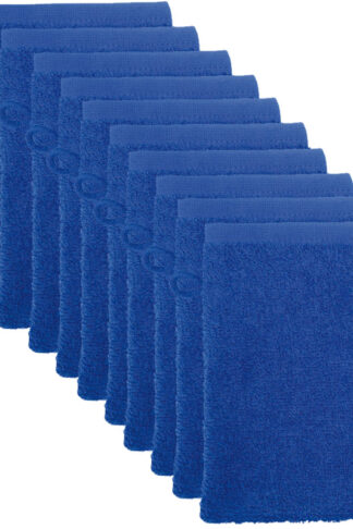 The One Washandjes Royal Blue - 10 stuks