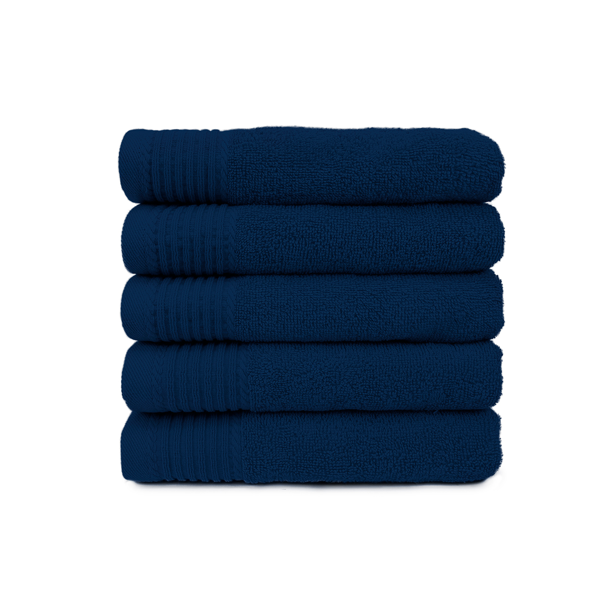 The One Handdoek Deluxe 50x100 550 gr Donker Navy (5 stuks)