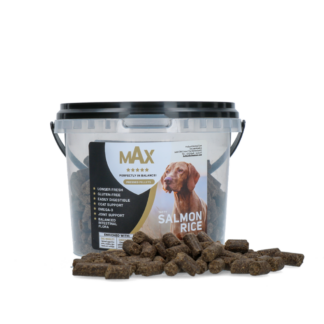 Max Adult Geperste Brokken Zalm & Rijst 400 g