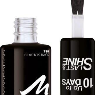 Manhattan Manhattan Nagellak Last & Shine 790 Black Is Back, 8 ml