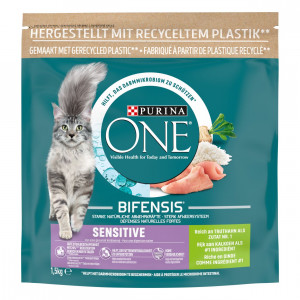 Purina One Sensitive met kalkoen kattenvoer 2 x 7,5 kg