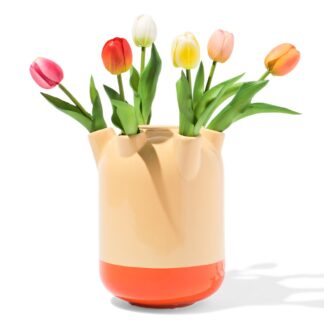 HEMA Tulpenvaas Ø18.5x22cm perzik (perzik)