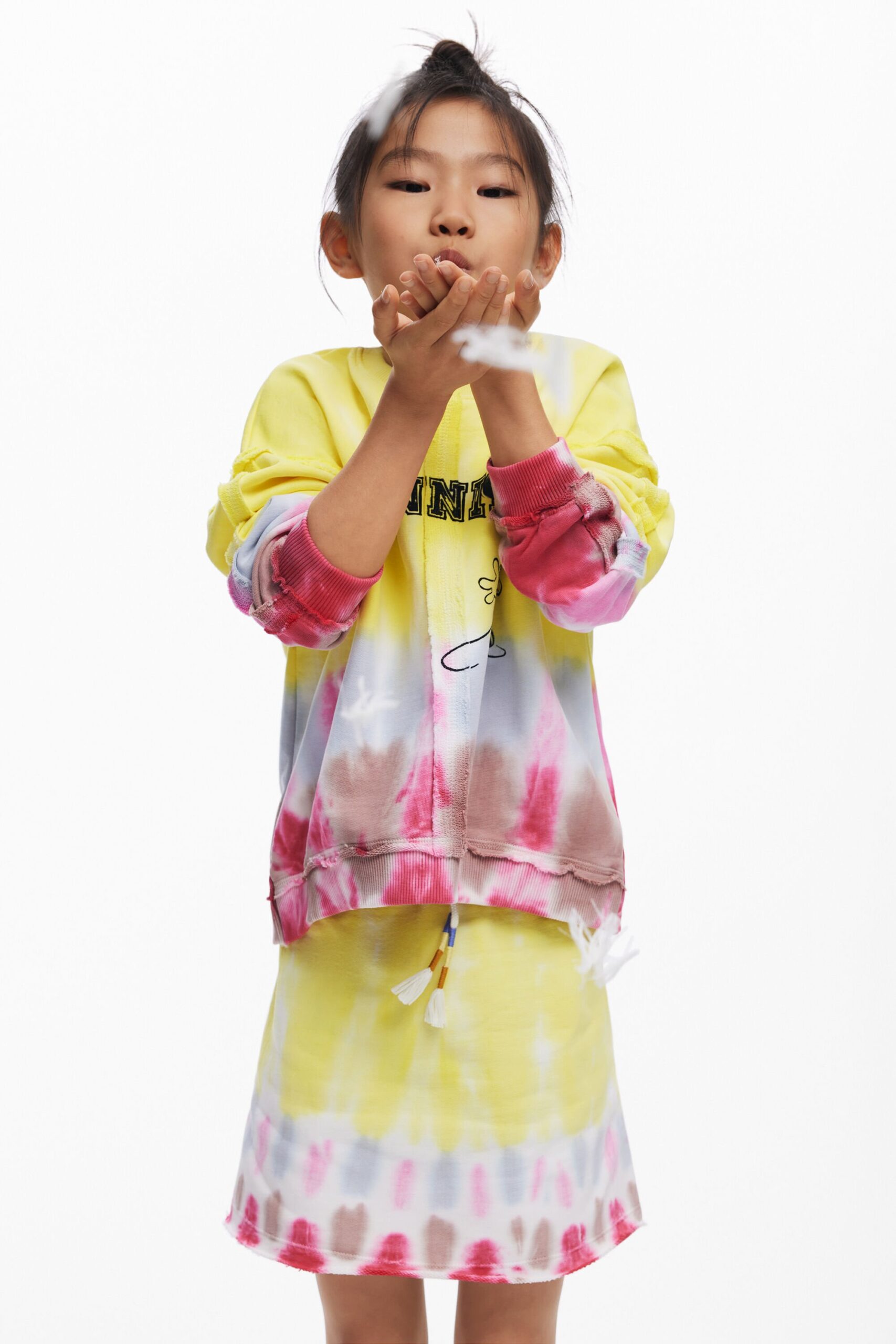 Korte tie-dye rok - MATERIAL FINISHES - 7/8