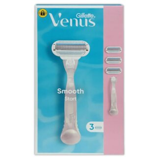 Gillette Gillette Venus Smooth Start Scheerset - 1 Houder + 3 Mesjes