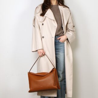 Max Mara Jas beige katoen max-mara-jas-delfino-natural-36