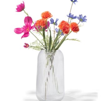 HEMA Vaas ⌀6.9x27cm glas transparant (transparant)