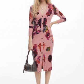 Midi gebreide jurk M. Christian Lacroix - RED - M