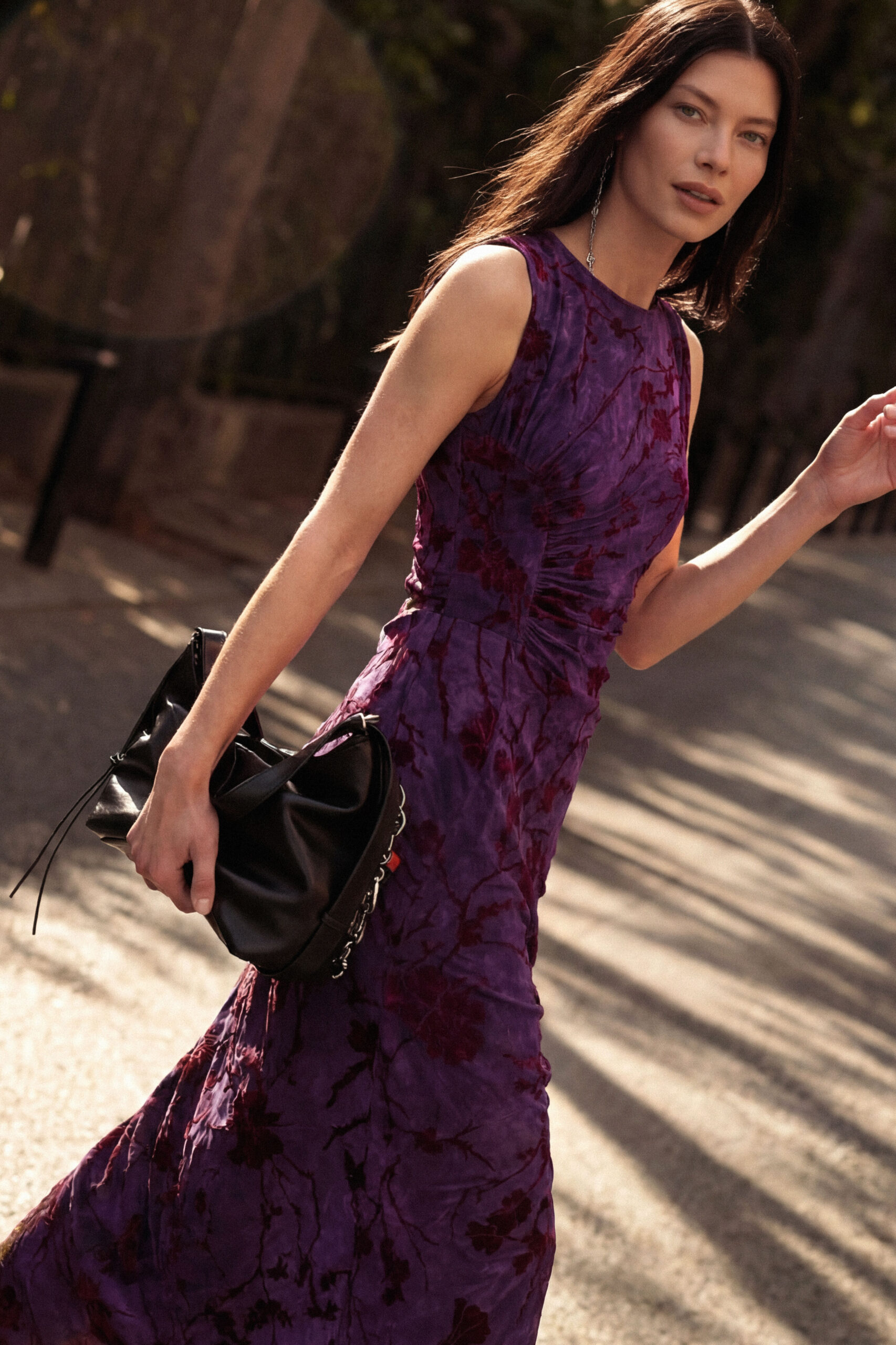 Midi flockjurk - RED - M