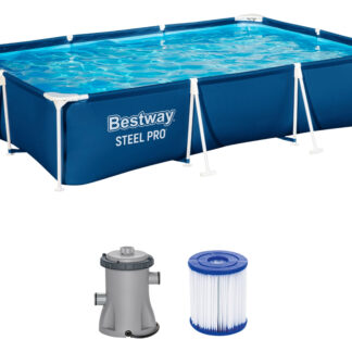 Bestway Zwembad Steel Pro™ Frame met filterpomp 300 x 201 x 66 cm