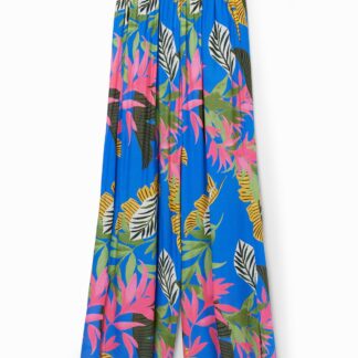 Lange tropische broek - BLUE - XS