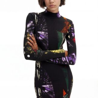 Arty midi-jurk M. Christian Lacroix - BLACK - XS