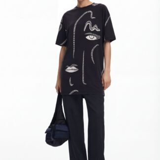 Illustratie jurk - BLACK - M
