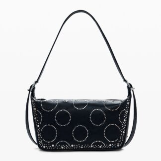 Schoudertas met studs - BLACK - U
