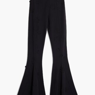 Pantalon met bloemenprint met wijde pijpen Tyler McGillivary - BLACK - XS