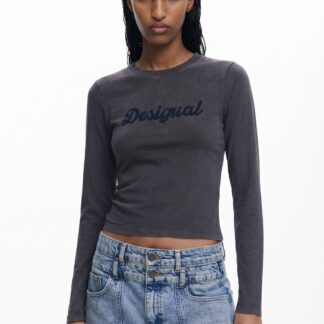 Desigual T-shirt - BLUE - M