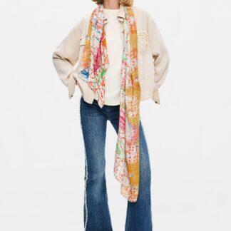 Rechthoekige foulard lacroix - WHITE - U