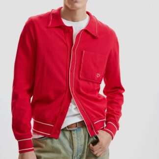 Fijne trui met knopen - RED - L