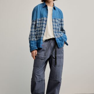 Lange broek katoen - BLUE - 36