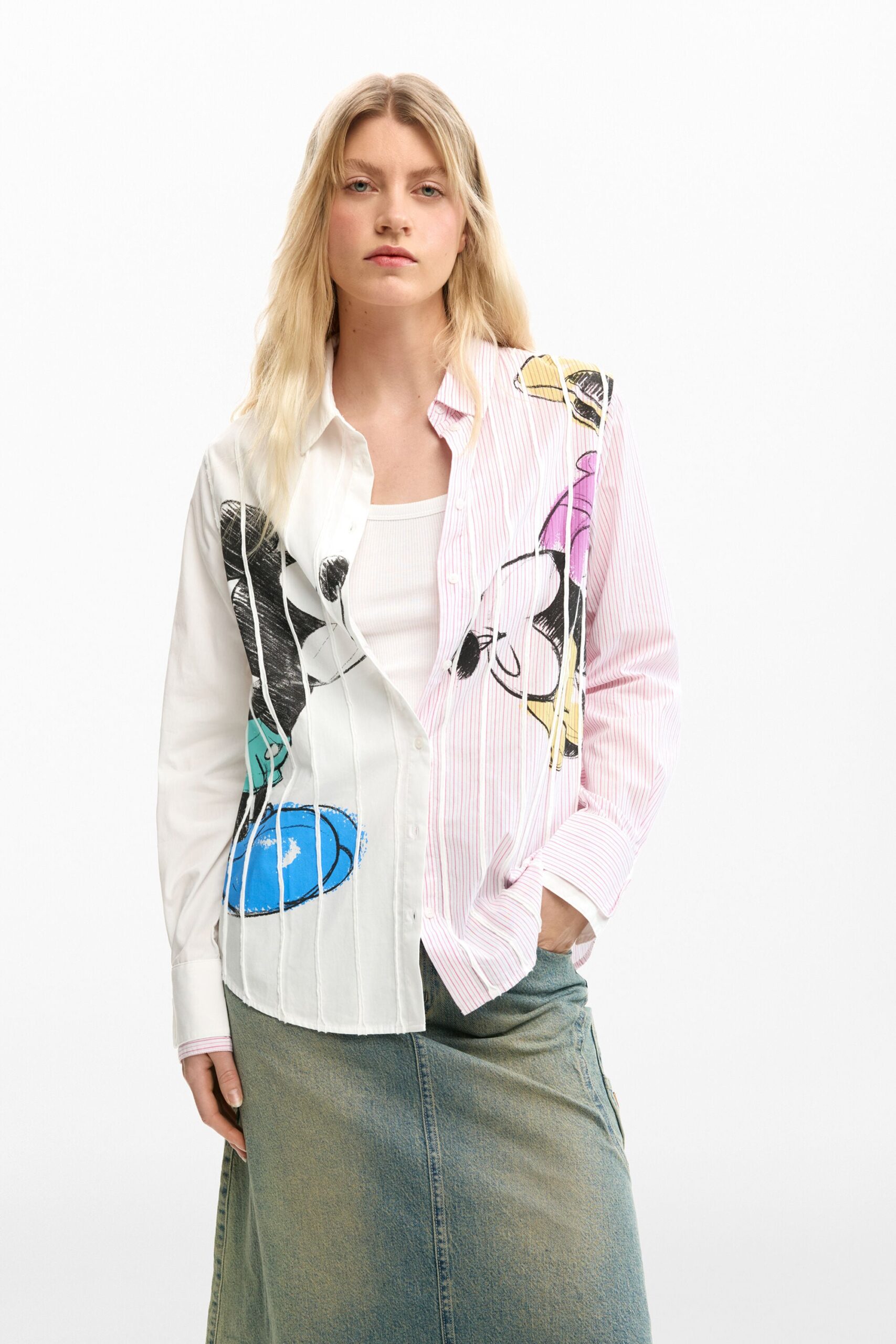 Mickey en minnie mouse™-overhemd - WHITE - XS