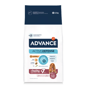 Advance Medium Senior met kip en rijst hondenvoer 2 x 12 kg