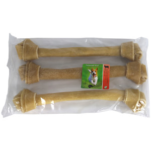 Brekz Rawhide - runderhuidbot geknoopt kauwsnack hond 38 cm 6 stuks