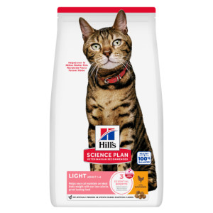 Hill's Adult Light met kip kattenvoer 2 x 1,5 kg