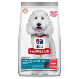 Hill's Adult Medium Hypoallergenic hondenvoer met zalm 14 kg