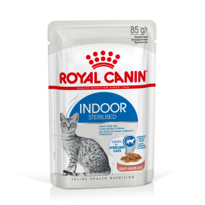 Royal Canin Indoor Sterilised natvoer kat (in saus) 2 dozen (24 x 85 g)