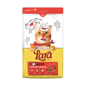 Versele-Laga Lara Adult met rundsmaak kattenvoer 7 kg