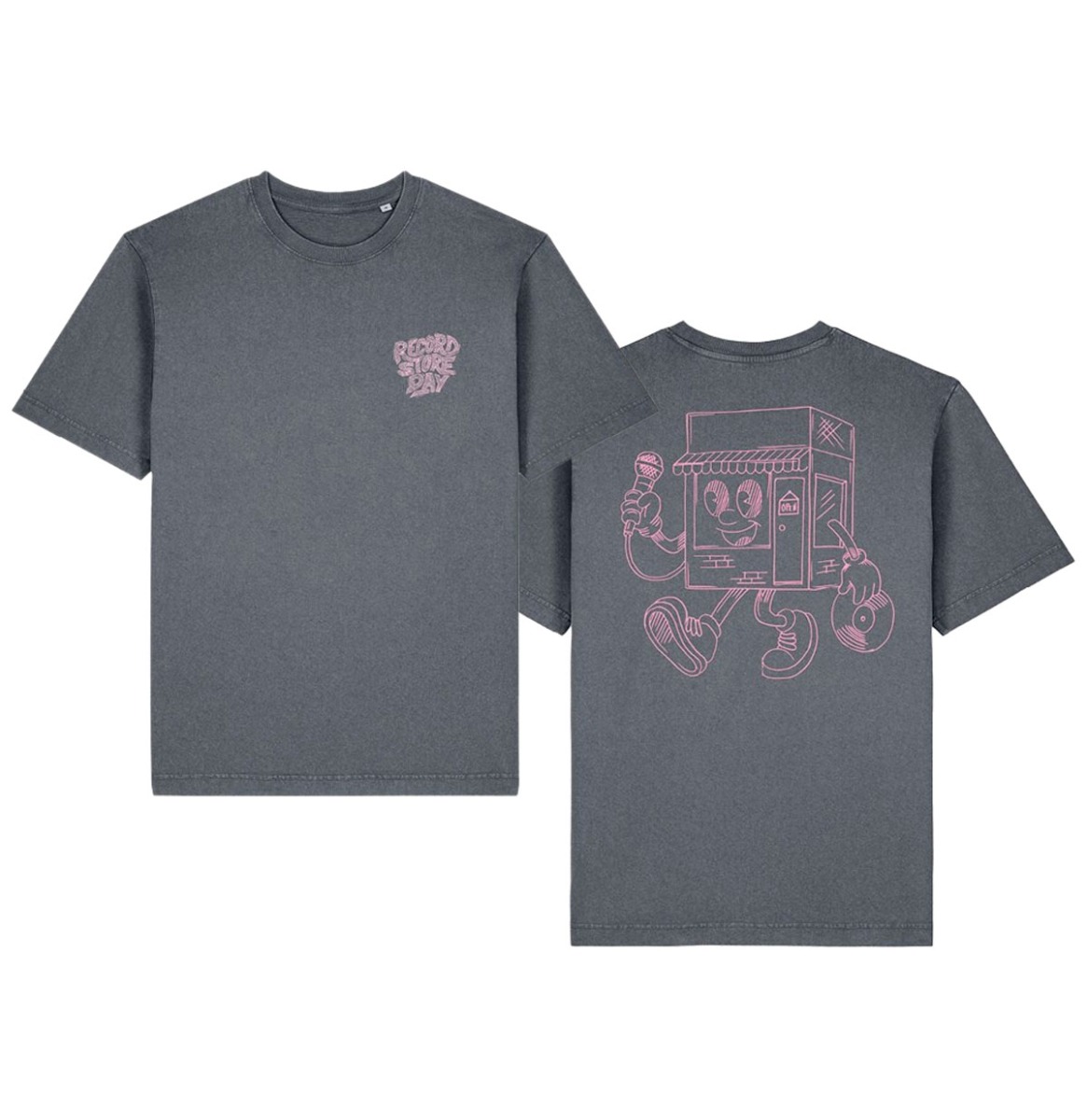Record Store Day 2026 Vintage T-shirt Washed Grey -2XL | 10% korting