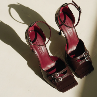 Morobé Sandalen Beige leer morobe-sandalen-abbie-09-chocolat-vernis-39
