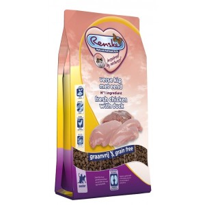 Renske Senior Graanvrij Super Premium vers bereid kip met eend kattenvoer 6 kg