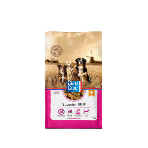 CaroCroc Superior hondenvoer 3 x 3 kg